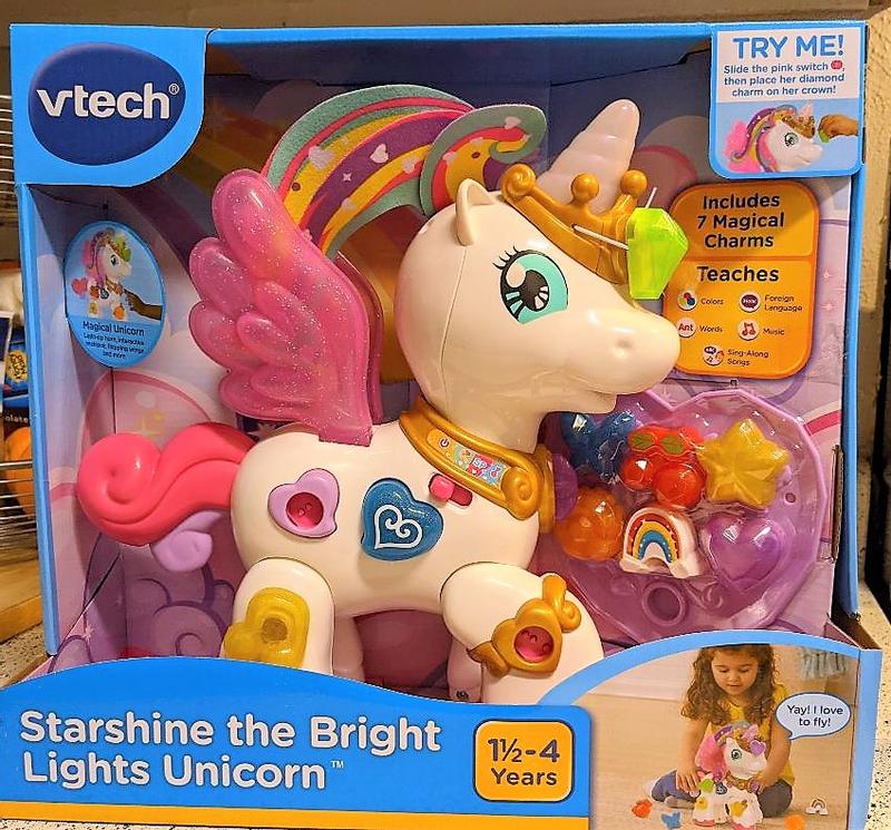 Interactive Learning Toy Details about   VTech Starshine the Bright Lights Unicorn Ages 1.5-4 