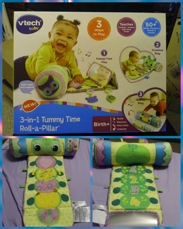 VTech 3-in-1 Tummy Time Roll-a-Pillar - French Edition | Babies R