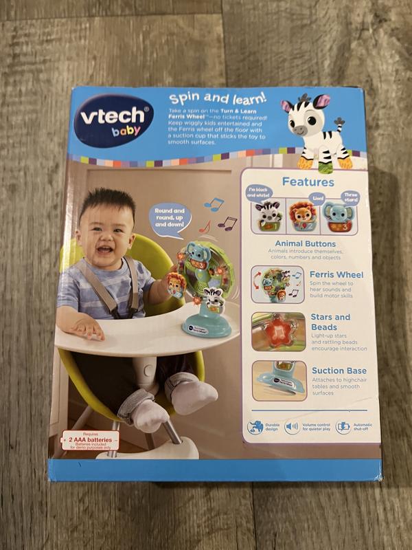 VTech® Turn & Learn Ferris Wheel™ Interactive Baby Toy With Suction Cup 