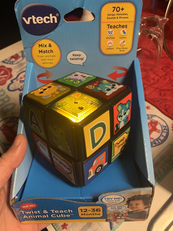VTech® Twist & Teach Animal Cube™ Retro Combination Puzzle Toy