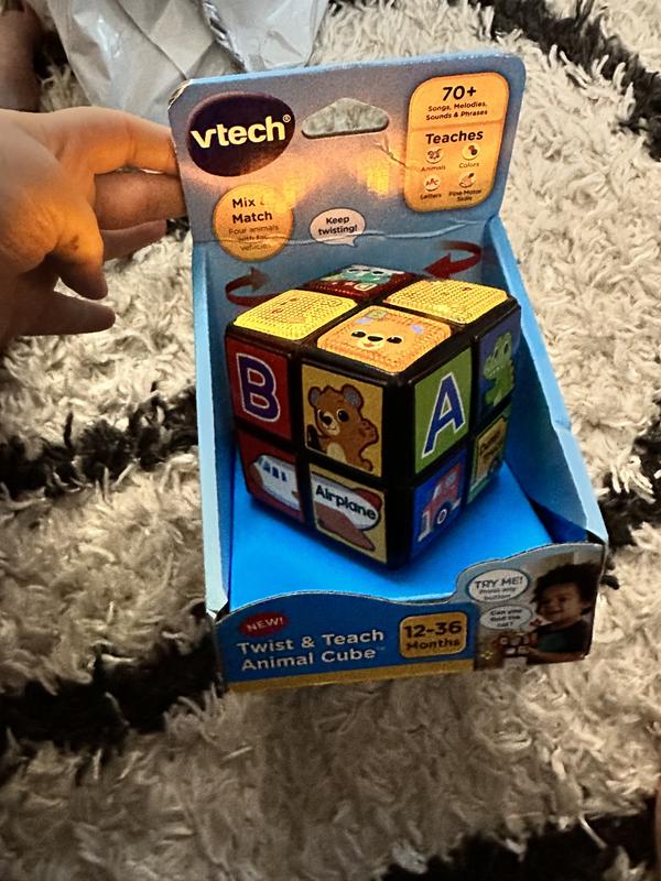 VTech Twist and Teach Animal Cube - English Edition