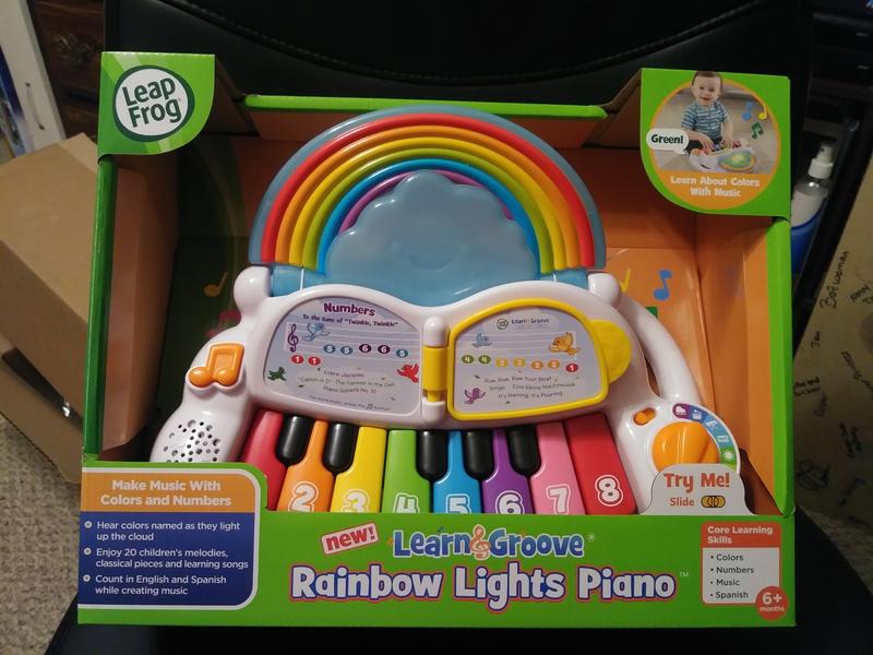 Leapfrog learn & groove deals rainbow lights piano