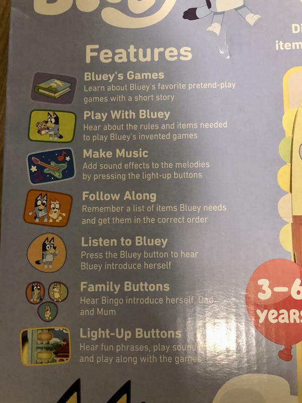Bluey's Book of Games Interactive Pretend-Play Book, VTech