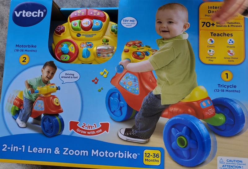 VTech® 2in1 Learn and Zoom Motorbike buybuy BABY