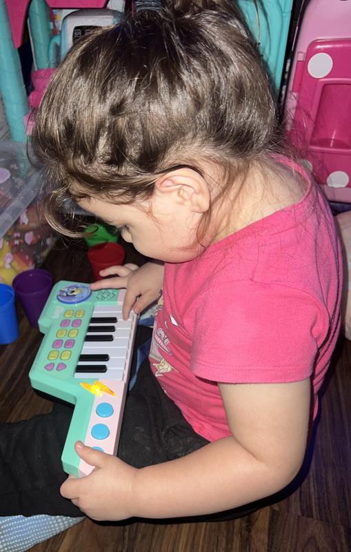 My little with her toy