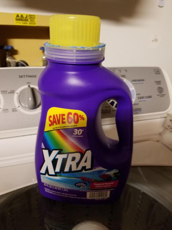 Xtra Liquid Laundry Detergent, Tropical Passion, 175oz