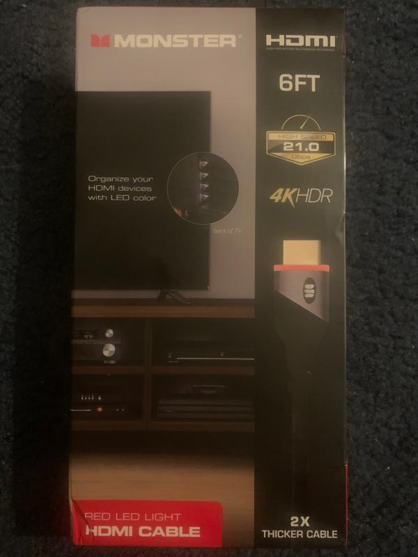 Monster HDMI cord