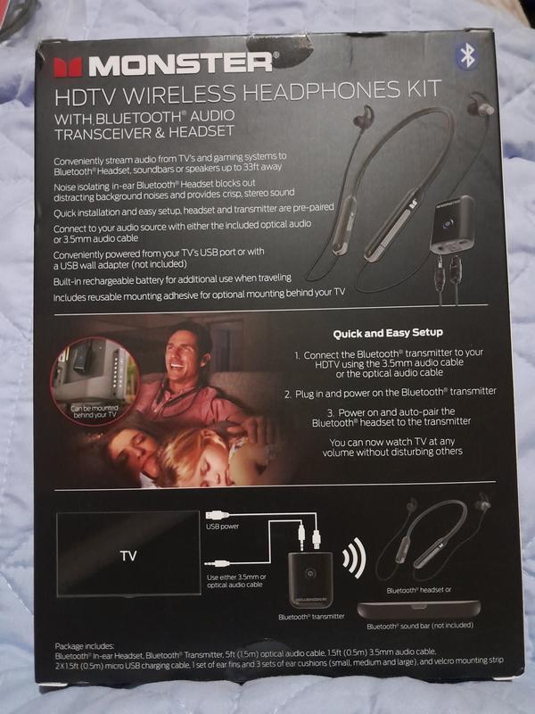 Reviews for Monster Black Wireless Bluetooth Behind The Neck Headphone Kit with Transmitter Pg 5 The Home Depot