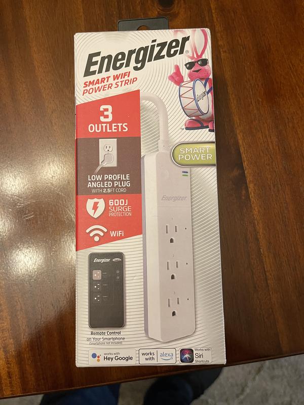 Energizer Wi-Fi Powered Smart Plug Compatible with Alexa and