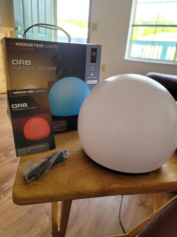 Monster Smart Orb And Portable Led Light Ball Indoor Outdoor : Target