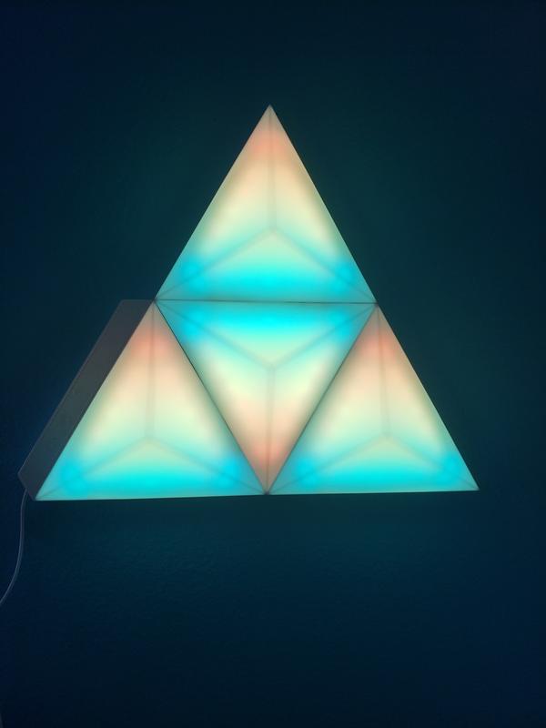 Monster MLB7-1038-RGB Smart Prism Modular 3D LED Art Panels Add-on Pack, 1  - Kroger