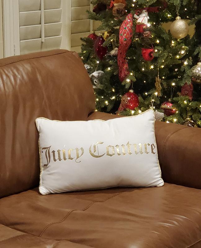 Juicy Couture pillow, soft and cute!