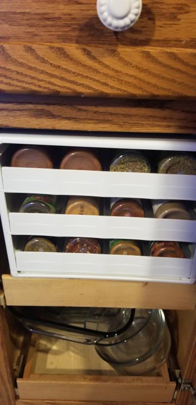 Youcopia spicestack adjustable best sale spice rack organizer 50188