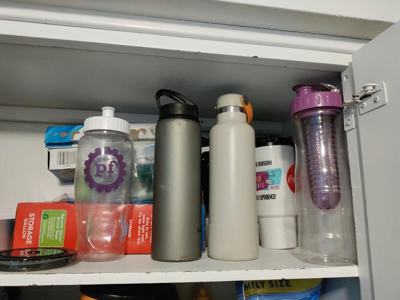 YouCopia UpSpace Water Bottle Organizer 3-Shelf White