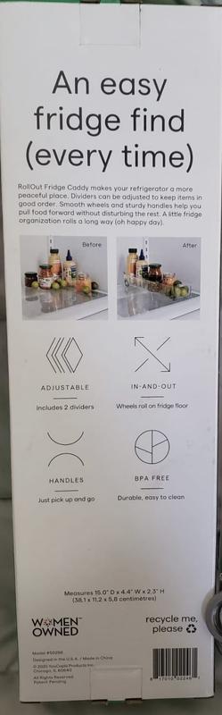 YouCopia – RollOut™ Fridge Caddy, 6”