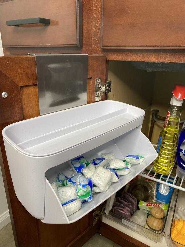 dishwasher pod organization  Dishwasher pods, Dishwasher pods storage,  Under sink dishwasher