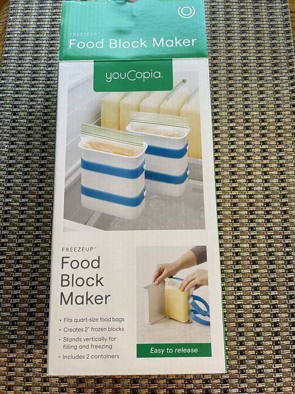 YouCopia FreezeUp Food Block Maker, 6 Cup