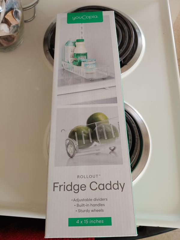 YouCopia RollOut Fridge Caddy, 4 Wide