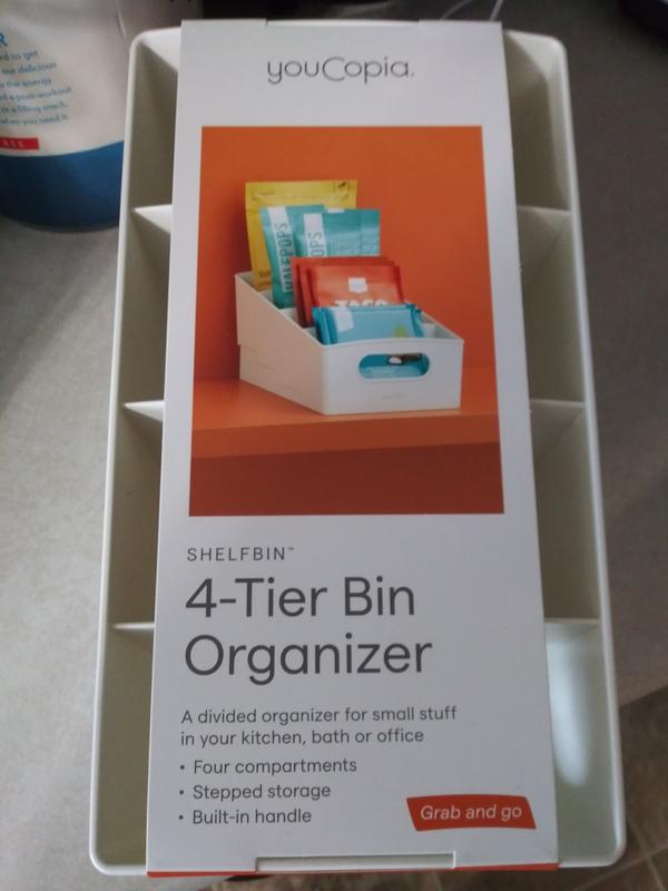YouCopia – ShelfBin™ 3-Tier Packet and Snack Bin Organizer, Medium