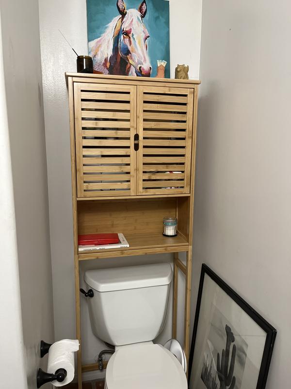 Veikous Bathroom Over the Toilet Storage Cabinet Organizer with