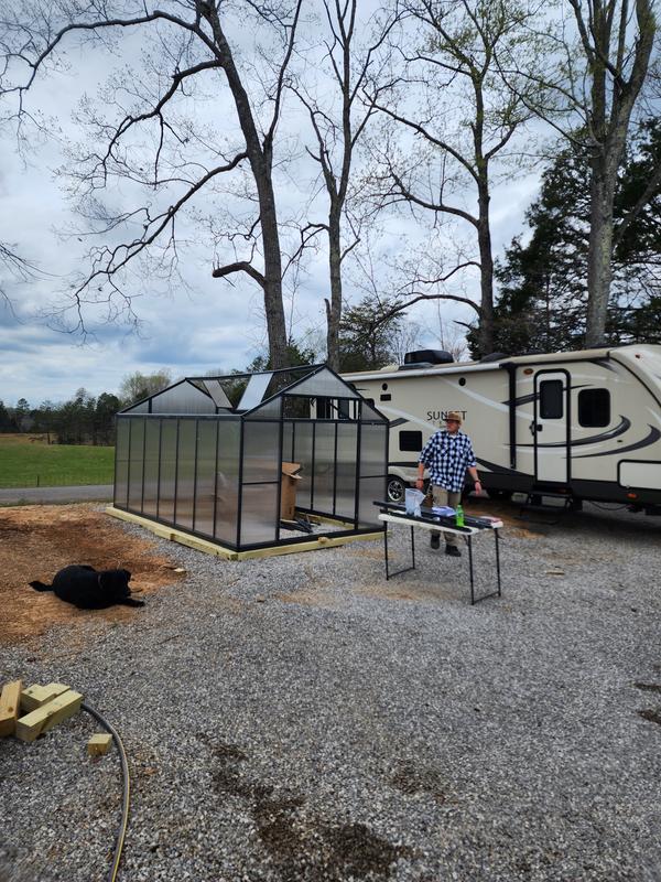 Have a question about VEIKOUS 6 ft. W x 10 ft. D Polycarbonate