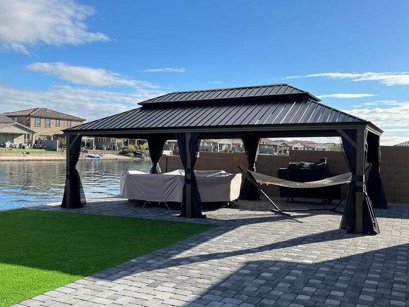 Reviews for VEIKOUS PG0201-1216-DL2BX-2 Gazebos