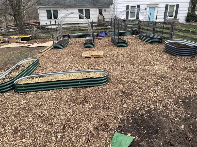 Still a work in progress, but planting has begun!