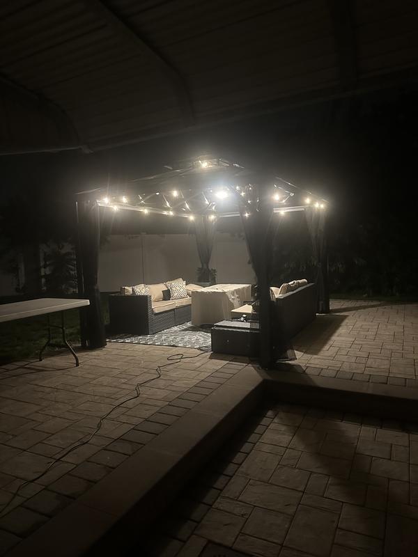 Installed lighting and fan