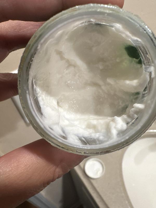 Customer photo for "curdled texture, not smooth"