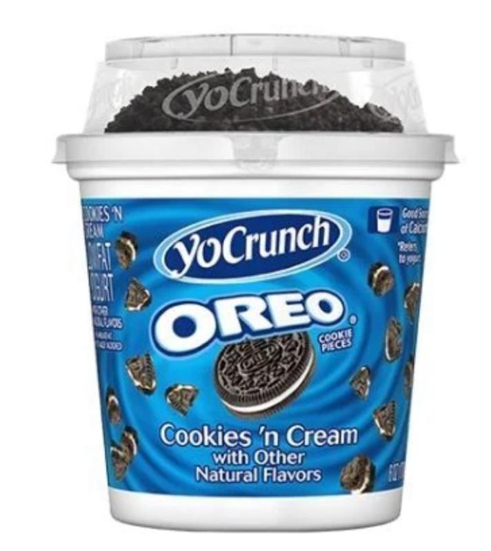 OREO® Cookie Pieces with Lowfat Yogurt in 3 Flavors