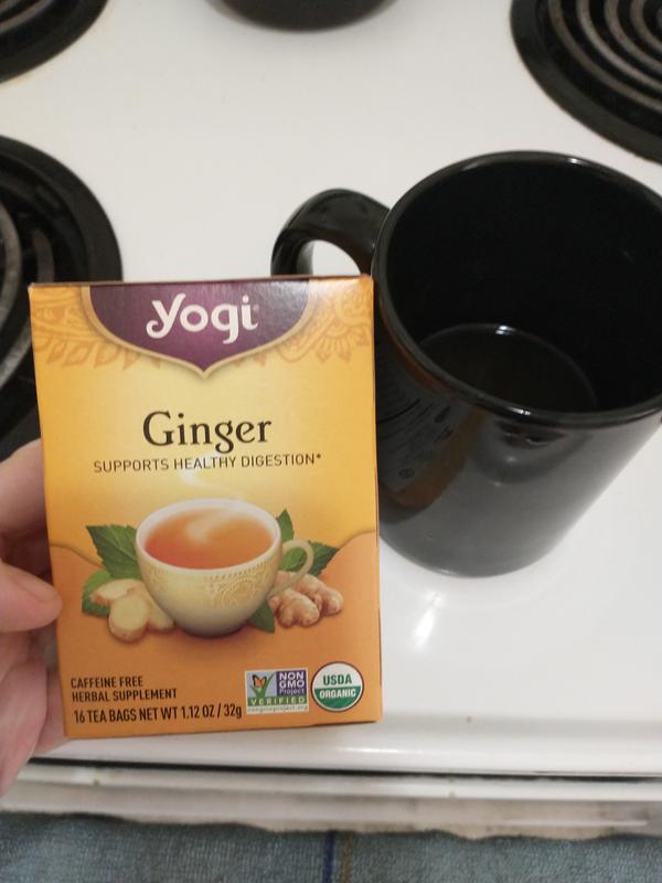  Yogi Tea Lemon Ginger Tea - 16 Tea Bags per Pack (6 Packs) -  Organic Ginger Root Tea to Support Healthy Digestion - Includes Lemongrass,  Lemon Flavor, Licorice Root, Lemon Peel