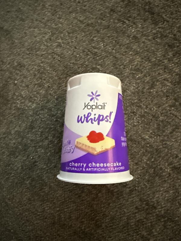 Yoplait Whips! Single Serve Cherry Cheesecake Yogurt Mousse 4 oz