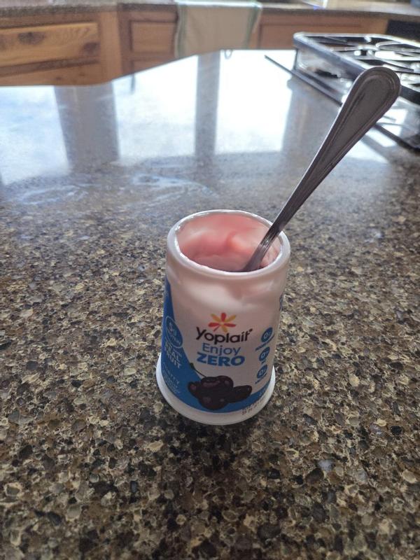 Yoplait Enjoy ZERO Single Serve Boston Cream Pie Yogurt 6 oz