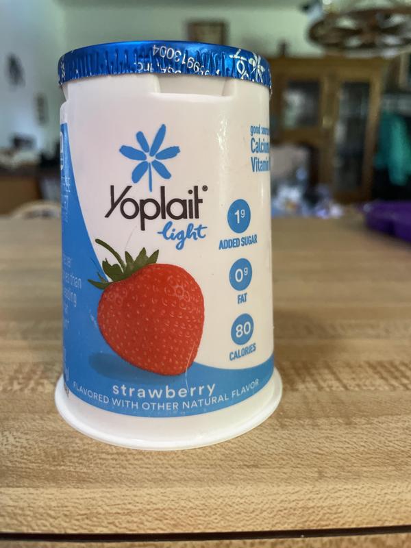 Light Single Serve, Strawberry Flavor Yogurt