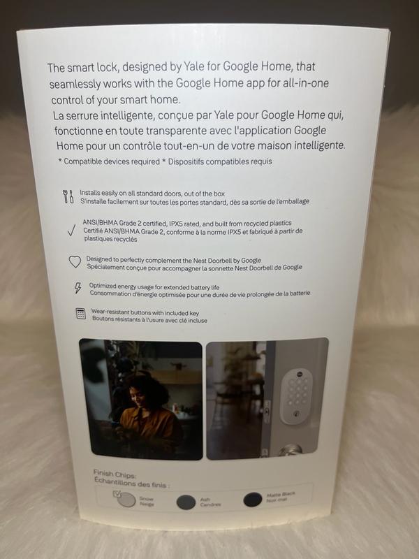 Yale® Smart Lock with Matter Smart Lock for Google Home Custom