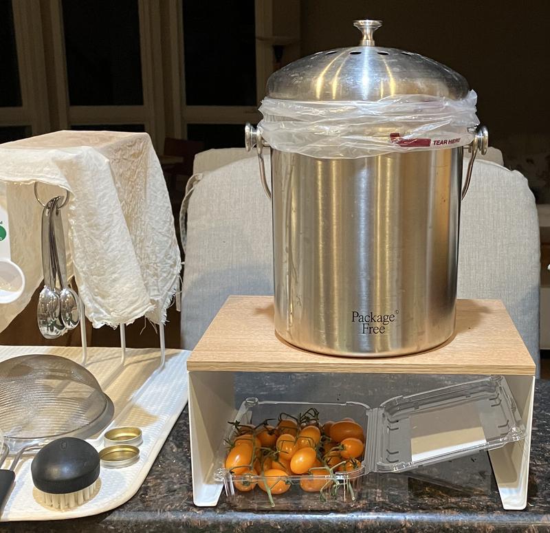 A beautiful shelf that provides that extra bit of room I wanted on my countertop.