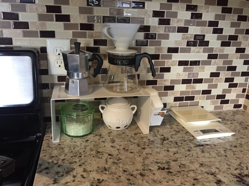 Customer photo for "Perfect kitchen shelf"
