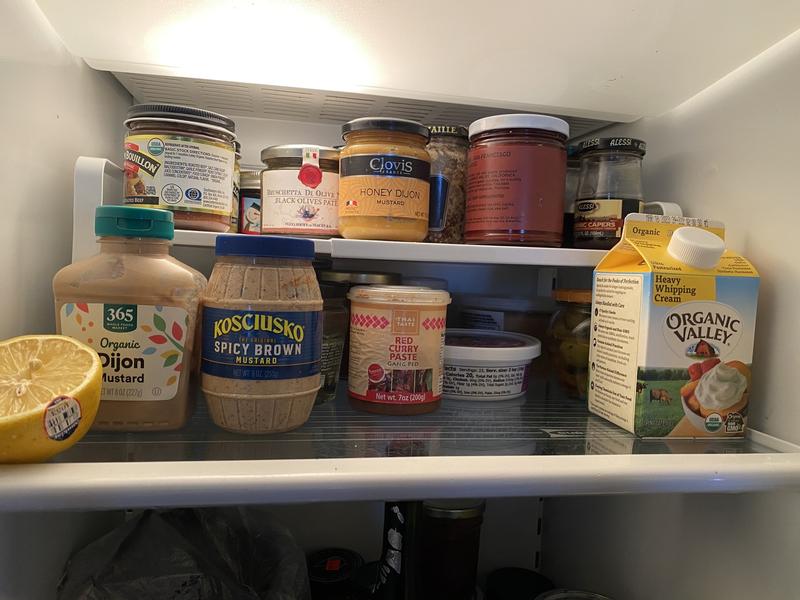 Customer photo for "Made one shelf of my Sub-Zero into two"