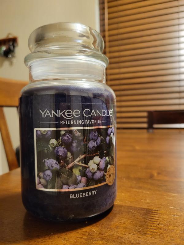 Blueberry - Returning Favorite 22 oz. Original Large Jar Candles - Large  Jar Candles