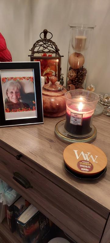 WOODWICK - WHITE HONEY Giara Grande - CANDELA GRANDE - Tempus Doni