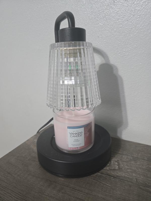 Candle on candle warmer