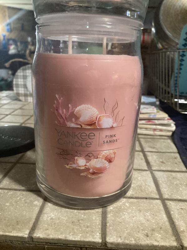 Yankee Candle Signature Candle Collection Large Jar Pink Sands, 20 Oz.