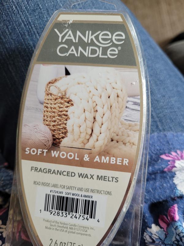 Cera Da Fondere Soft Wool & Amber Yankee Candle 5038581139913