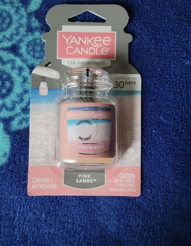 Yankee Candle Car Jar Ultimate Car Air Freshener, Pink Sands - Power  Townsend Company