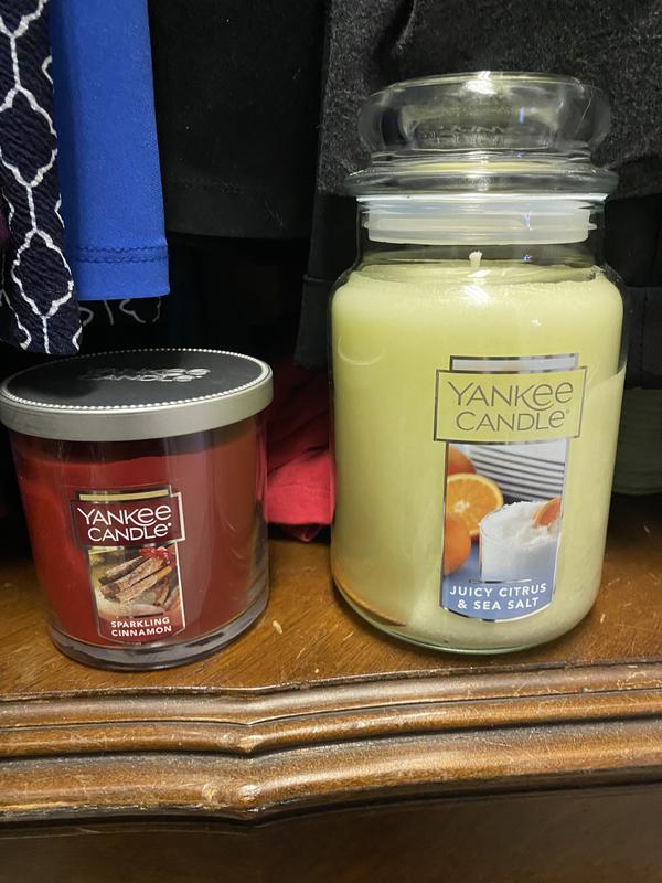 Large jar candle shown for size comparison