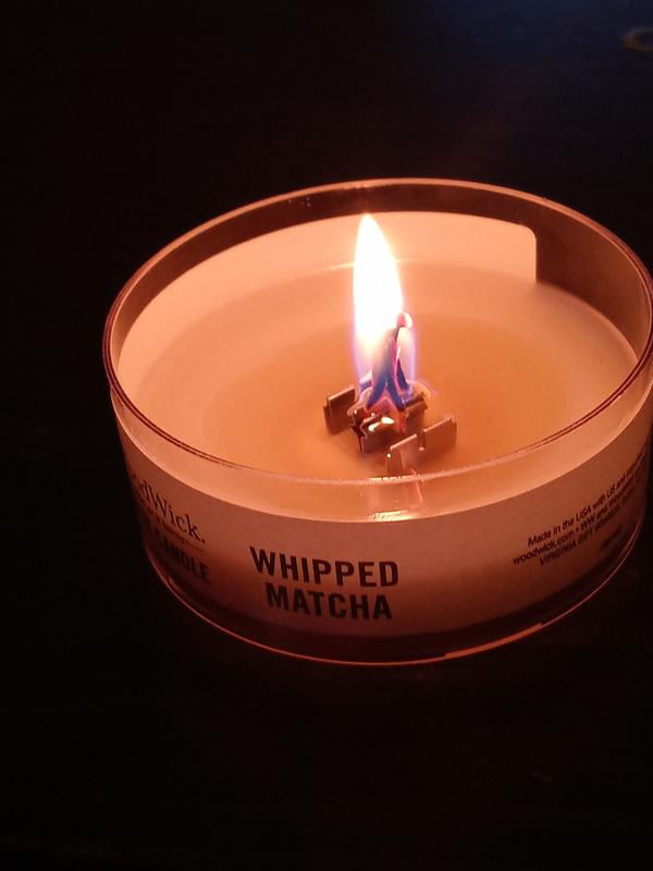 Woodwick Whipped Matcha Large Hourglass Candle