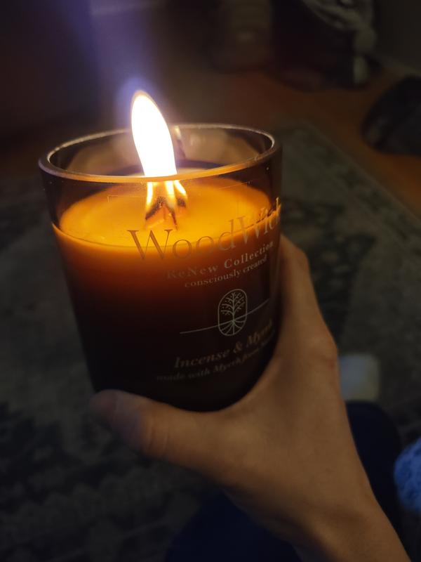 Frankincense + Myrrh 》Wood Wick Candle