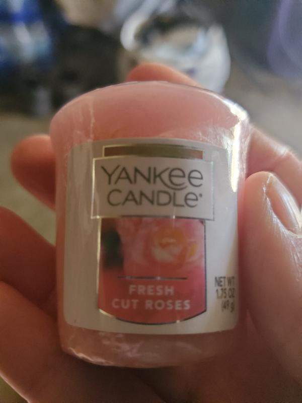 Yankee Candle® Fresh Cut Roses Votive Candle Bed Bath & Beyond