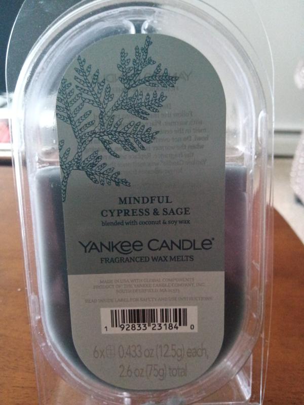 Yankee Candle Mindful Cypress & Sage Wax Melts 6-Pack