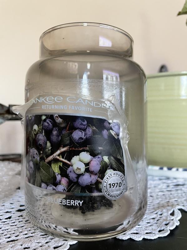 Blueberry - Returning Favorite 22 oz. Original Large Jar Candles - Large  Jar Candles
